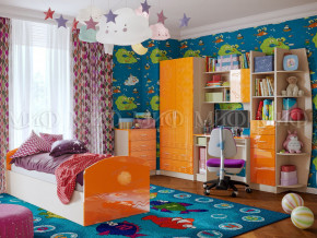 Детская комната Юниор-2 Оранжевый металлик в Асбесте - asbest.magazinmebel.ru | фото