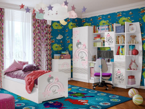 Детская комната Юниор-2 Принцесса 1 в Асбесте - asbest.magazinmebel.ru | фото