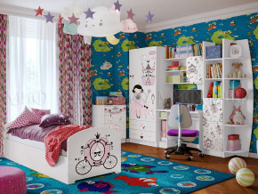 Детская комната Юниор-2 Принцесса в Асбесте - asbest.magazinmebel.ru | фото - изображение 1