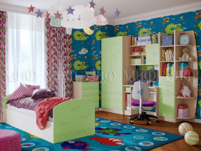Детская комната Юниор-2 Салатовый в Асбесте - asbest.magazinmebel.ru | фото