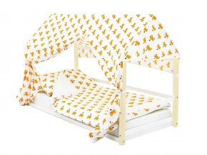 Детская кровать-домик Монтессори Svogen бежево-белый в Асбесте - asbest.magazinmebel.ru | фото - изображение 4