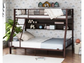 Двухъярусная кровать Гранада-1П 140 коричневый в Асбесте - asbest.magazinmebel.ru | фото
