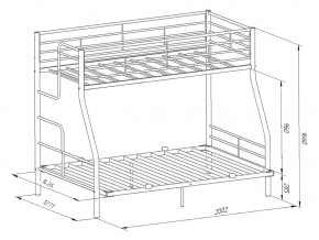 Двухъярусная кровать Гранада-3 140 белый в Асбесте - asbest.magazinmebel.ru | фото - изображение 2