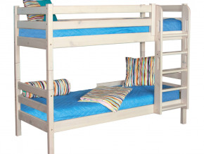 Двухъярусная кровать Соня с прямой лестницей Вариант 9 белая в Асбесте - asbest.magazinmebel.ru | фото - изображение 2