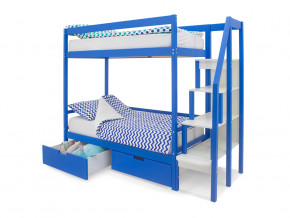 Двухъярусная кровать Svogen с ящиками синий в Асбесте - asbest.magazinmebel.ru | фото - изображение 2