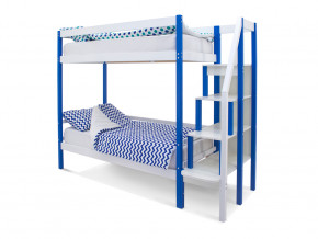 Двухъярусная кровать Svogen сине-белый в Асбесте - asbest.magazinmebel.ru | фото