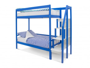 Двухъярусная кровать Svogen синий в Асбесте - asbest.magazinmebel.ru | фото