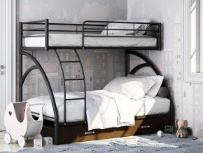 Двухъярусная кровать Виньола-2 Я черный в Асбесте - asbest.magazinmebel.ru | фото