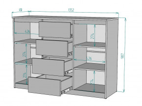 Комод Мальта K118 в Асбесте - asbest.magazinmebel.ru | фото - изображение 3