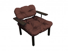 Кресло Дачное коричневая подушка в Асбесте - asbest.magazinmebel.ru | фото