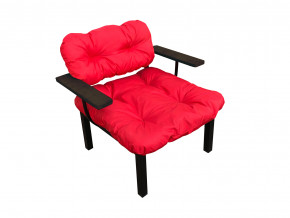 Кресло Дачное красная подушка в Асбесте - asbest.magazinmebel.ru | фото - изображение 1