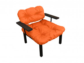 Кресло Дачное оранжевая подушка в Асбесте - asbest.magazinmebel.ru | фото