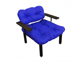 Кресло Дачное синяя подушка в Асбесте - asbest.magazinmebel.ru | фото