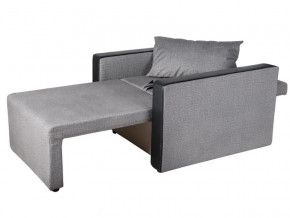 Кресло-кровать Милена с подлокотниками велюр серый в Асбесте - asbest.magazinmebel.ru | фото - изображение 2