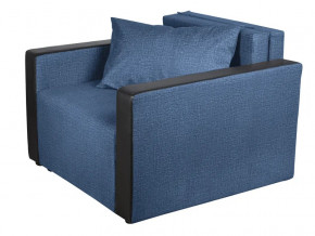 Кресло-кровать Милена с подлокотниками велюр синий в Асбесте - asbest.magazinmebel.ru | фото