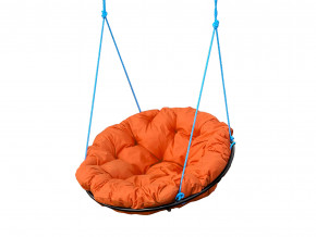 Кресло Папасан подвесное оранжевая подушка в Асбесте - asbest.magazinmebel.ru | фото