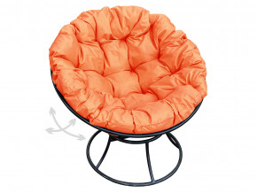 Кресло Папасан пружинка без ротанга оранжевая подушка в Асбесте - asbest.magazinmebel.ru | фото - изображение 1