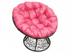 Кресло Папасан с ротангом розовая подушка в Асбесте - asbest.magazinmebel.ru | фото - изображение 1