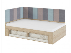 Кровать 1,2 с мягкими элементами 1,2 и 2,0 Алиса мод.2.3 в Асбесте - asbest.magazinmebel.ru | фото