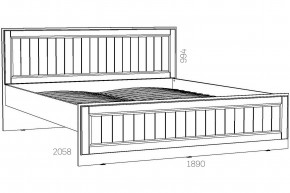 Кровать 1800 Оливия НМ 040.34-03 Х в Асбесте - asbest.magazinmebel.ru | фото - изображение 2