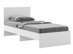 Кровать 900 Осло модуль М11 с настилом Лайт Белый в Асбесте - asbest.magazinmebel.ru | фото - изображение 1