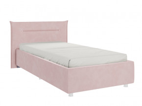 Кровать Альба 900 велюр нежно-розовый в Асбесте - asbest.magazinmebel.ru | фото