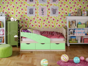 Кровать Бабочки 1600 Салатовый в Асбесте - asbest.magazinmebel.ru | фото