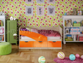 Кровать Бабочки 1800 Оранжевый металлик в Асбесте - asbest.magazinmebel.ru | фото - изображение 1