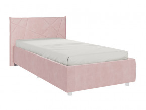 Кровать Бест 900 велюр нежно-розовый в Асбесте - asbest.magazinmebel.ru | фото