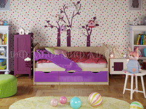 Кровать Дельфин-1 1800 Фиолетовый металлик в Асбесте - asbest.magazinmebel.ru | фото - изображение 1