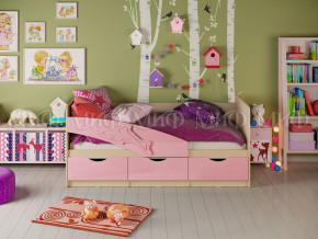 Кровать Дельфин 1600 Розовый металлик в Асбесте - asbest.magazinmebel.ru | фото
