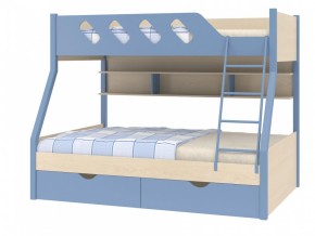 Кровать Дельта 20.02 голубая в Асбесте - asbest.magazinmebel.ru | фото - изображение 4
