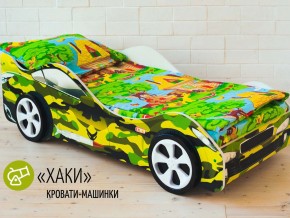 Кровать детская машина Хаки в Асбесте - asbest.magazinmebel.ru | фото - изображение 2