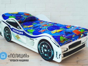 Кровать детская машина Полиции в Асбесте - asbest.magazinmebel.ru | фото - изображение 1