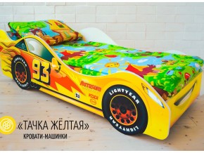 Кровать детская машина Тачка Желтая в Асбесте - asbest.magazinmebel.ru | фото