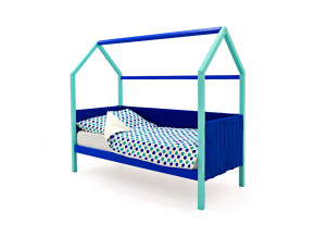 Кровать-домик мягкий Svogen мятно-синий в Асбесте - asbest.magazinmebel.ru | фото - изображение 1