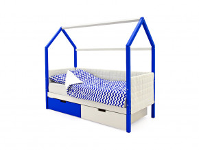 Кровать-домик мягкий Svogen с ящиками сине-белый в Асбесте - asbest.magazinmebel.ru | фото - изображение 1