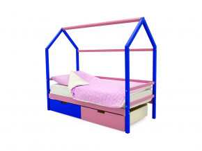 Кровать-домик Svogen с ящиками синий-лаванда в Асбесте - asbest.magazinmebel.ru | фото - изображение 1
