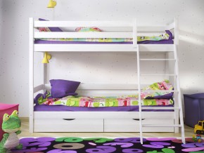 Кровать двухъярусная Сонечка с ящиками и лестницей в Асбесте - asbest.magazinmebel.ru | фото - изображение 2
