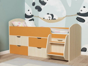 Кровать Малыш-7 Дуб-Оранжевый в Асбесте - asbest.magazinmebel.ru | фото - изображение 1