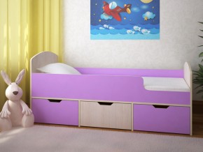 Кровать Малыш Мини Дуб молочный-Ирис в Асбесте - asbest.magazinmebel.ru | фото - изображение 1