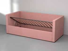 Кровать мягкая с подъёмным механизмом арт. 030 розовый в Асбесте - asbest.magazinmebel.ru | фото - изображение 2