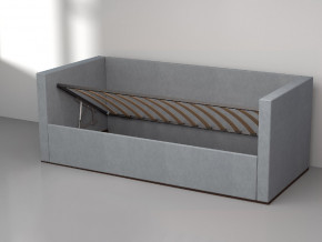 Кровать мягкая с подъёмным механизмом арт. 030 серый в Асбесте - asbest.magazinmebel.ru | фото - изображение 2