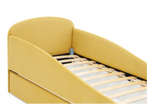 Кровать с ящиком Letmo горчичный (велюр) в Асбесте - asbest.magazinmebel.ru | фото - изображение 3