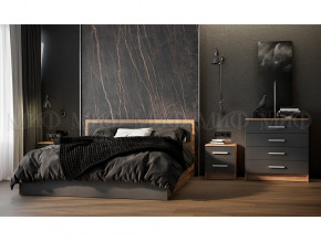 Кровать с настилом 1600 Мартина Графит, Дуб крафт в Асбесте - asbest.magazinmebel.ru | фото - изображение 2
