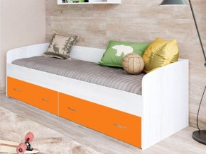 Кровать с выкатными ящиками Винтерберг, оранжевый в Асбесте - asbest.magazinmebel.ru | фото - изображение 1