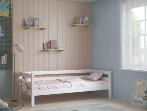 Кровать с задней защитой Соня Вариант 2 белая в Асбесте - asbest.magazinmebel.ru | фото