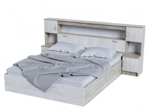 Кровать с закроватным модулем Бася КР 552 Крафт в Асбесте - asbest.magazinmebel.ru | фото