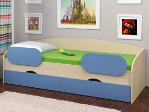 Кровать Соня 2 дуб молочный-голубой в Асбесте - asbest.magazinmebel.ru | фото - изображение 2