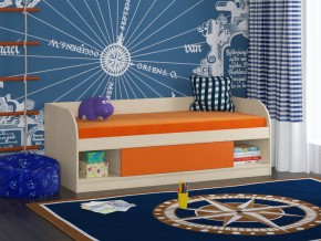 Кровать Соня 4 дуб молочный-оранжевый в Асбесте - asbest.magazinmebel.ru | фото